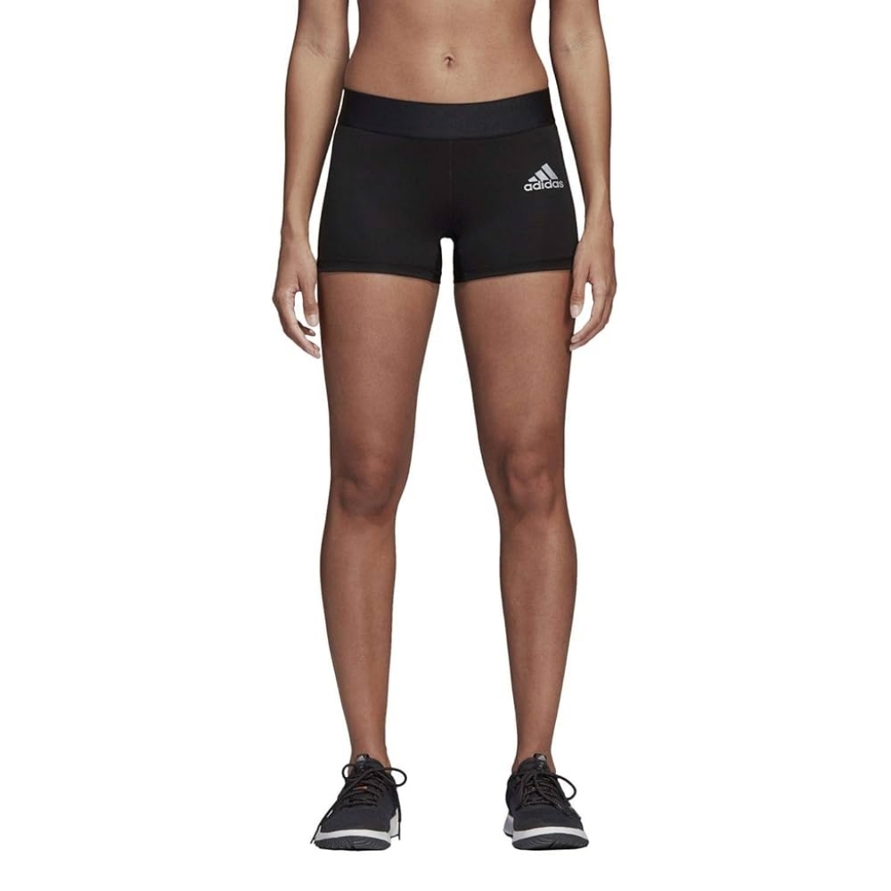 Adidas Women's TECHFIT PERFORMANCE CLIMATE Black Athletic Shorts Sizs SMALL